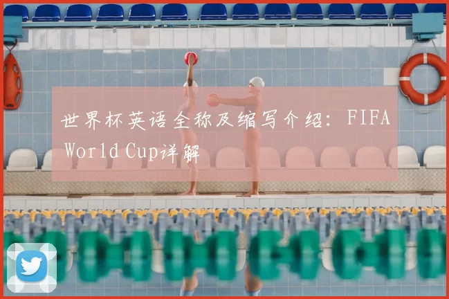 世界杯英语全称及缩写介绍:FIFA World Cup详解